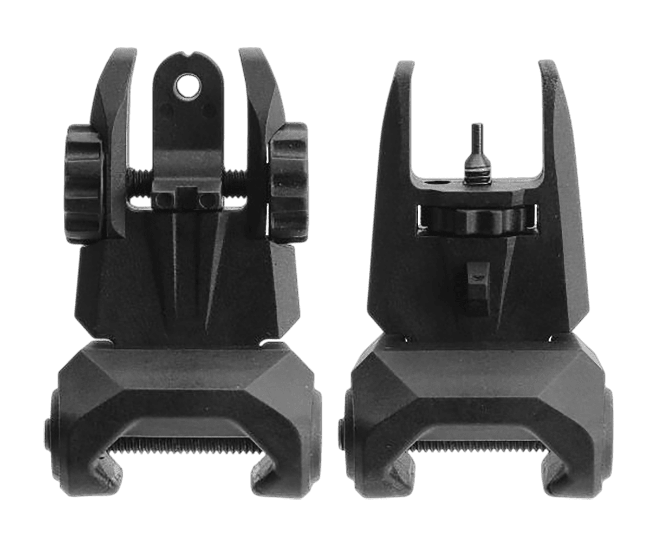 TacFire Polymer Flip Up Front and Rear Sight Set