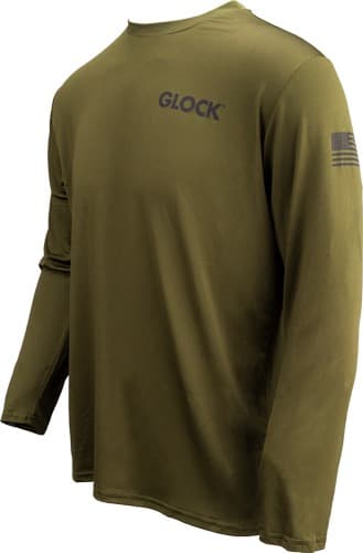 Glock Performance Long Sleeve Shirt Green Large