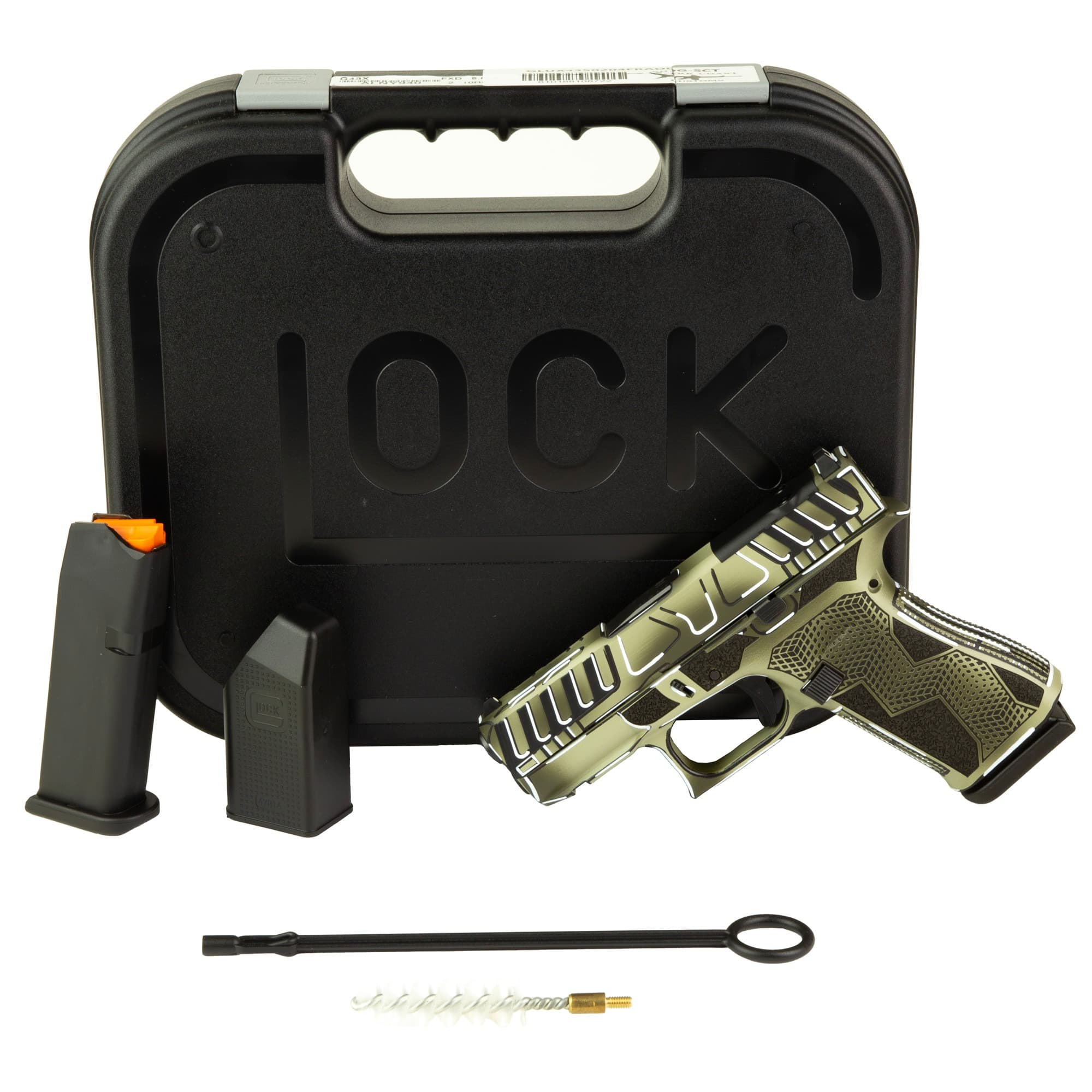Glock 43X MOS 9mm 3.41" 10rd Anime ODG Pistol