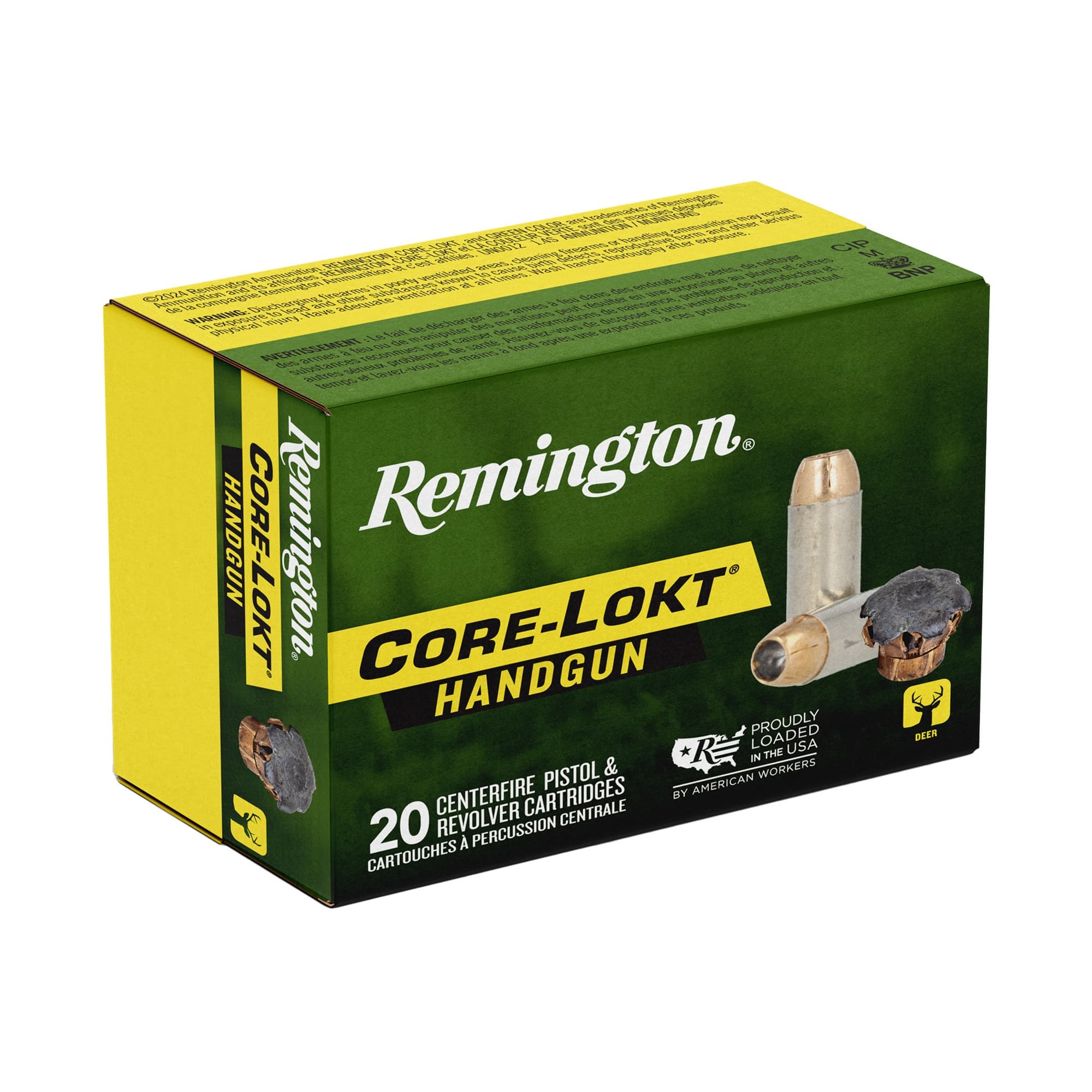 Remington Core-Lokt Handgun 45 Colt 237gr JHP 20rd Box