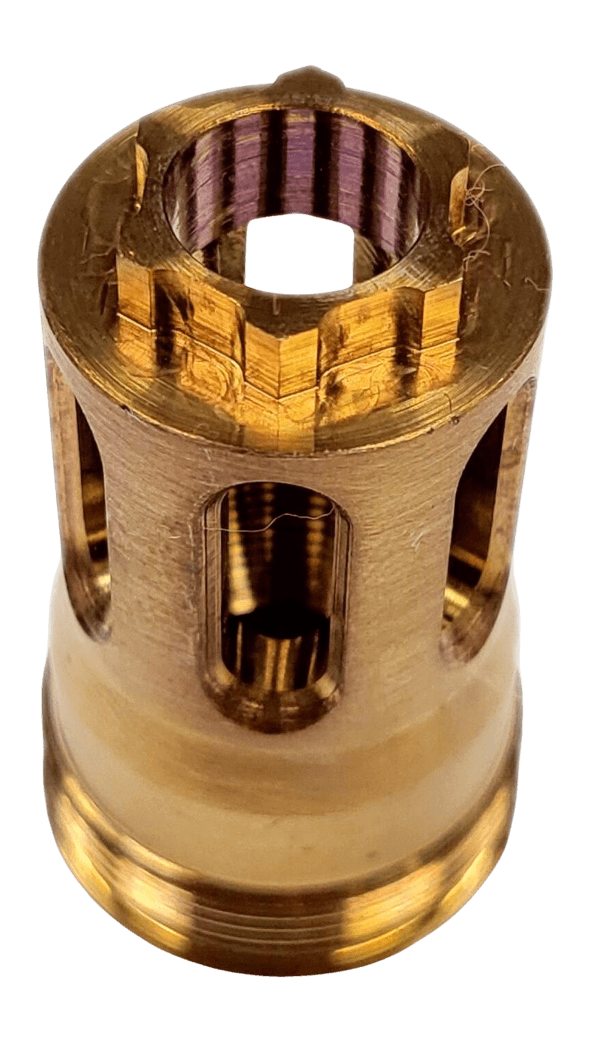 Fletcher Rifle Works Glasspack Flash Hider 1/2-28 Sig Taper