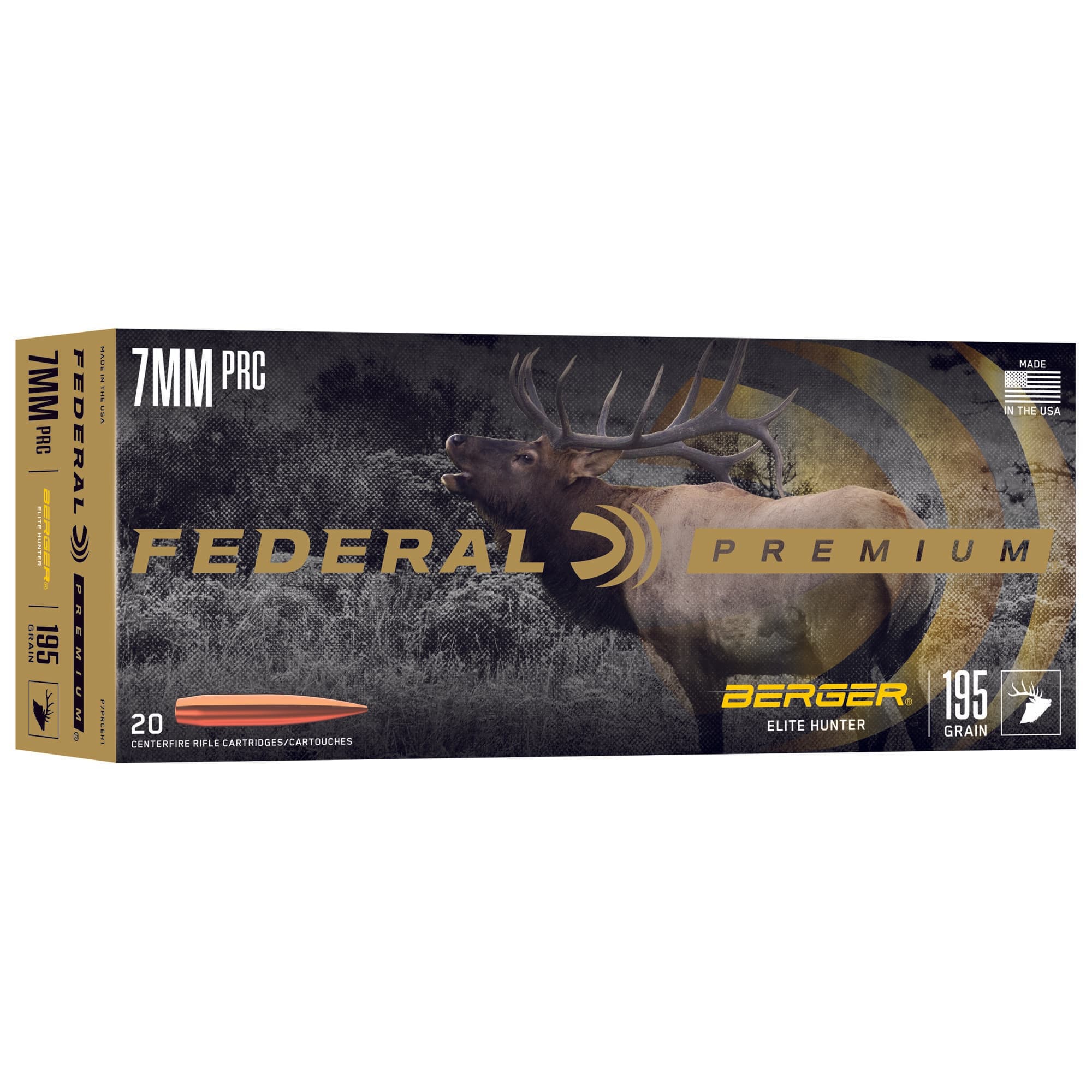 Federal BackCountry Berger Elite Hunter 7mm PRC 195gr 20rd Box