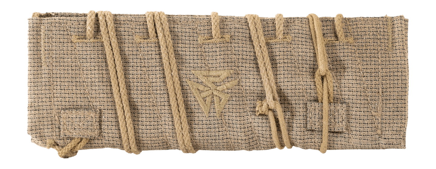 Burn Proof Gear Suppressor Cover Heavy 6.25" x 1.75" FDE