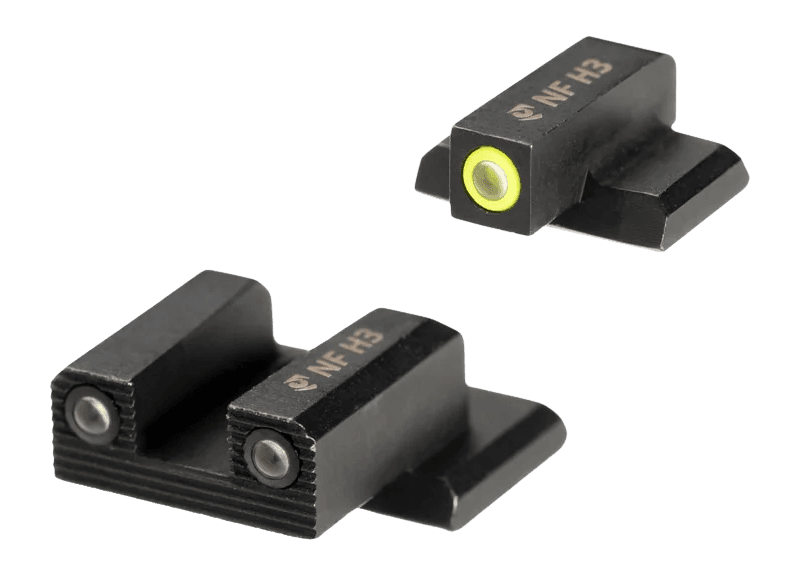 Night Fision Smith & Wesson Bodyguard 2.0 Tritium Night Sights Yellow Front