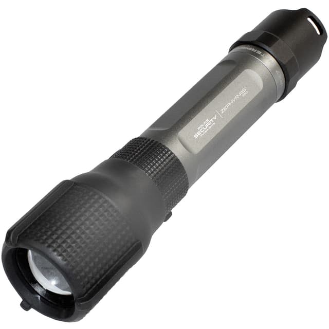 Police Security Flashlights Zephyr RS Rechargeable Flashlight 550 Lumens 200 Low USB-C Twist Focus Recall Mode