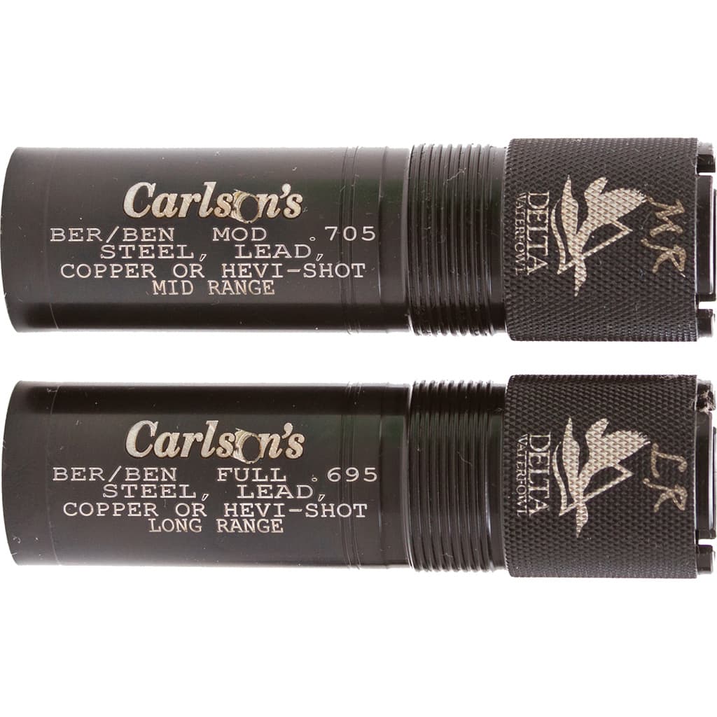 Carlson Delta Waterfowl Extended Choke Tubes Beretta Benelli Mobil 12ga 2 Pack