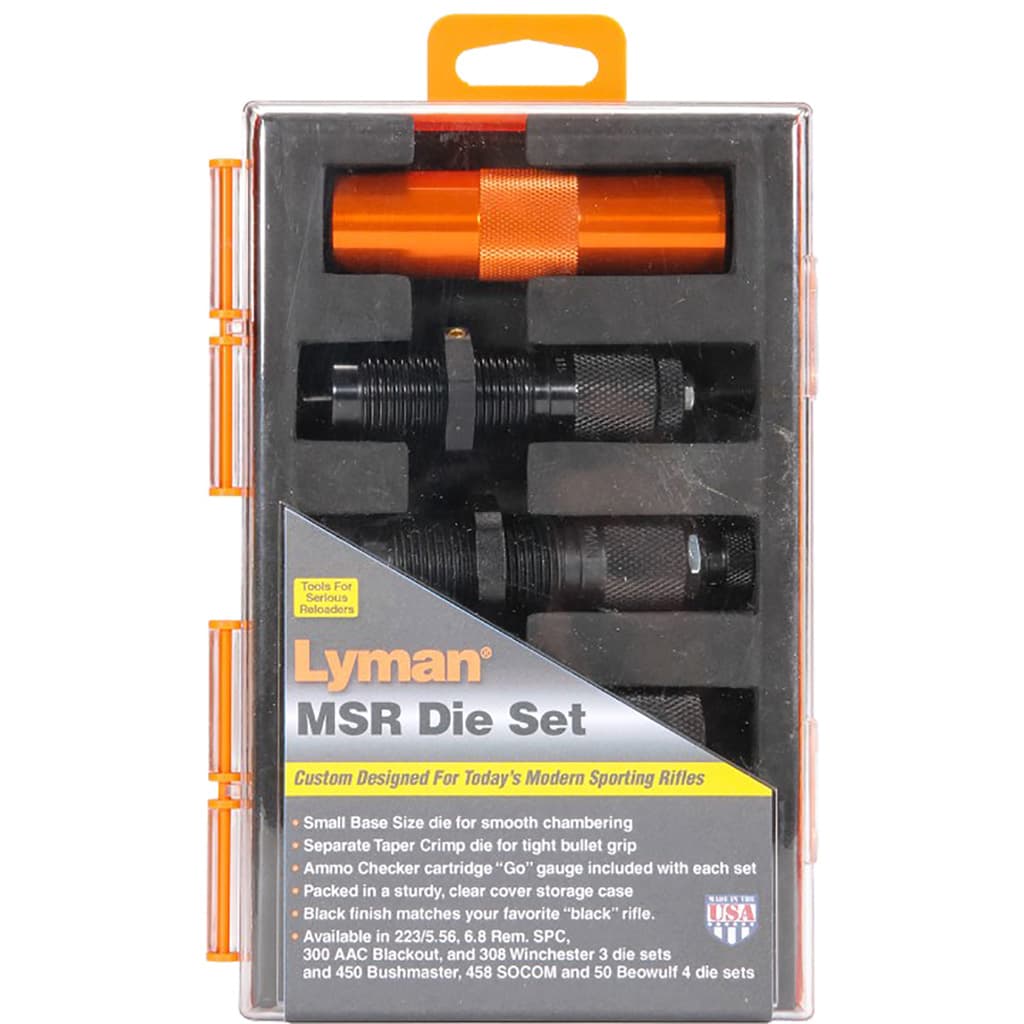 Lyman MSR Precision Die System 3-Die Set .300 Blackout