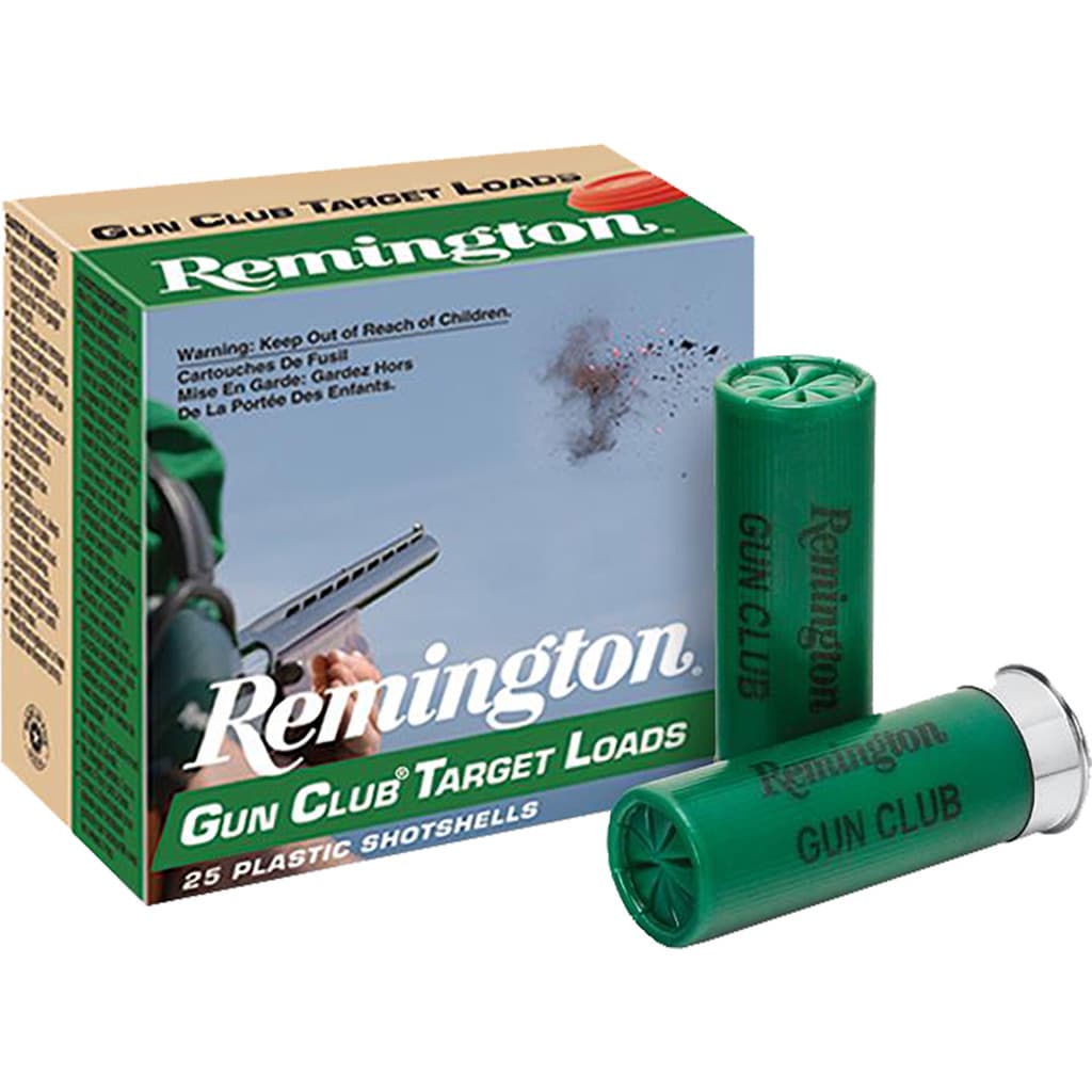 Remington Gun Club Target Loads 12 Gauge 8 Shot 1 Ounce 250 Rounds