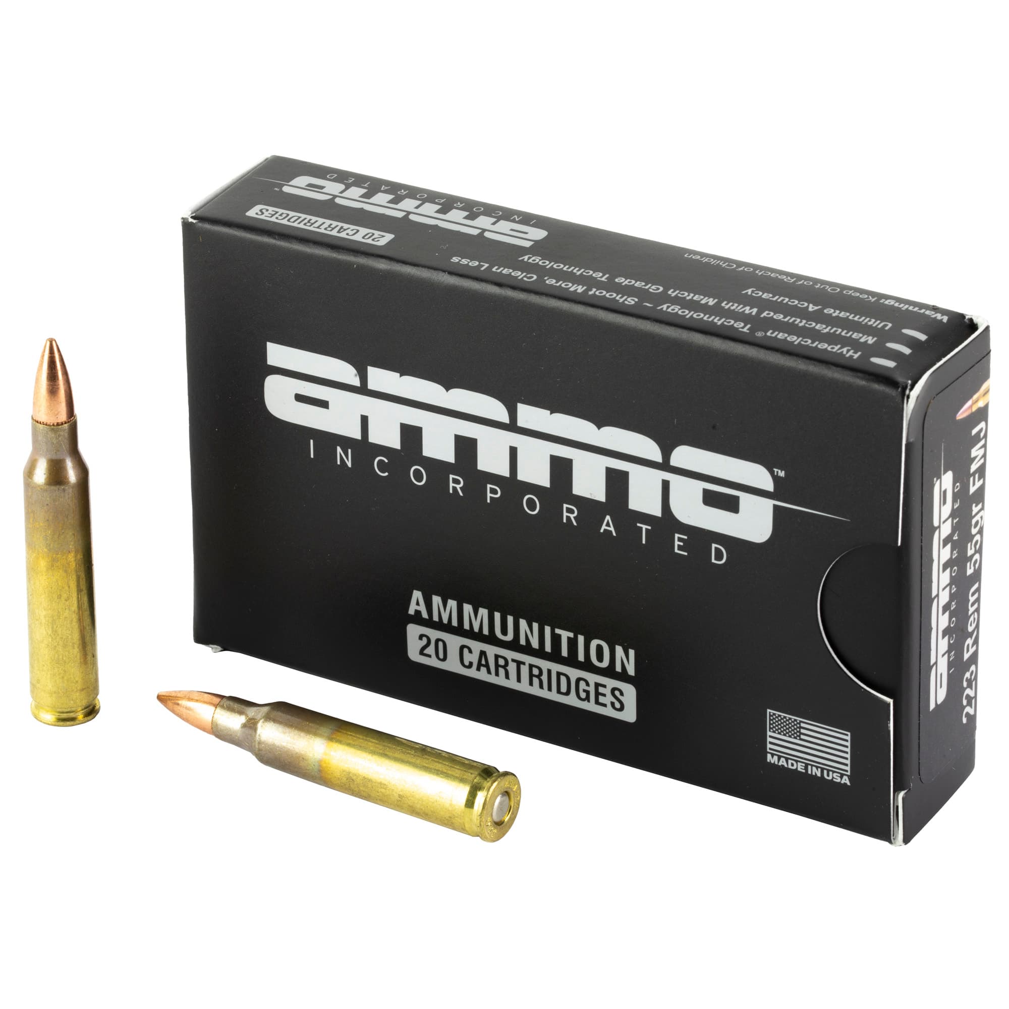 [PRIME] Ammo Inc Signature .223 Remington Ammunition FMJ 55 Grain 20 Rounds