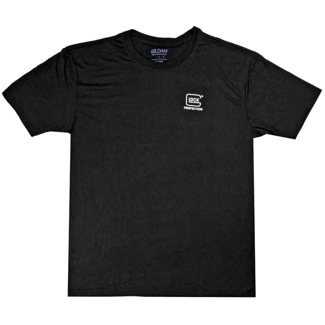 Glock AA11003 Perfection  Black Pre-Shrunk Cotton Short Sleeve 2XL