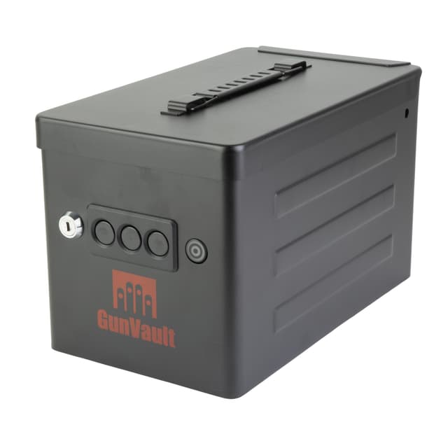 GunVault Range Vault Combination Box Safe for 2 Handguns