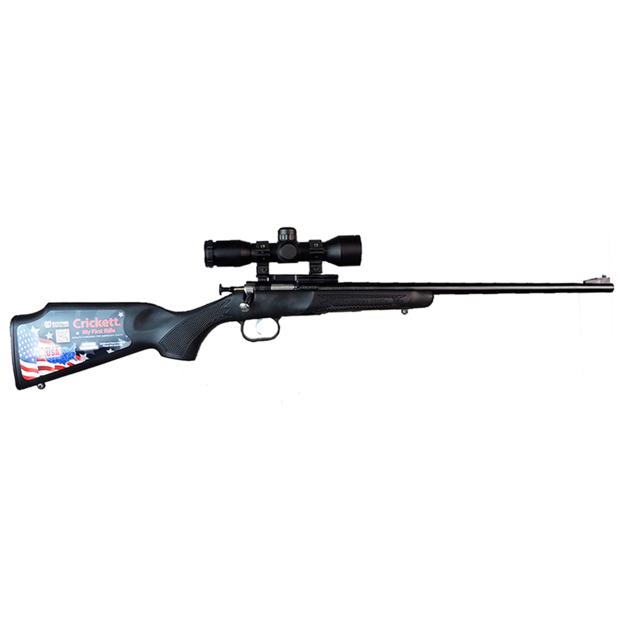 KSA CRICKETT G2 22LR BLK SYN SCP PKG - KSA2240PKG