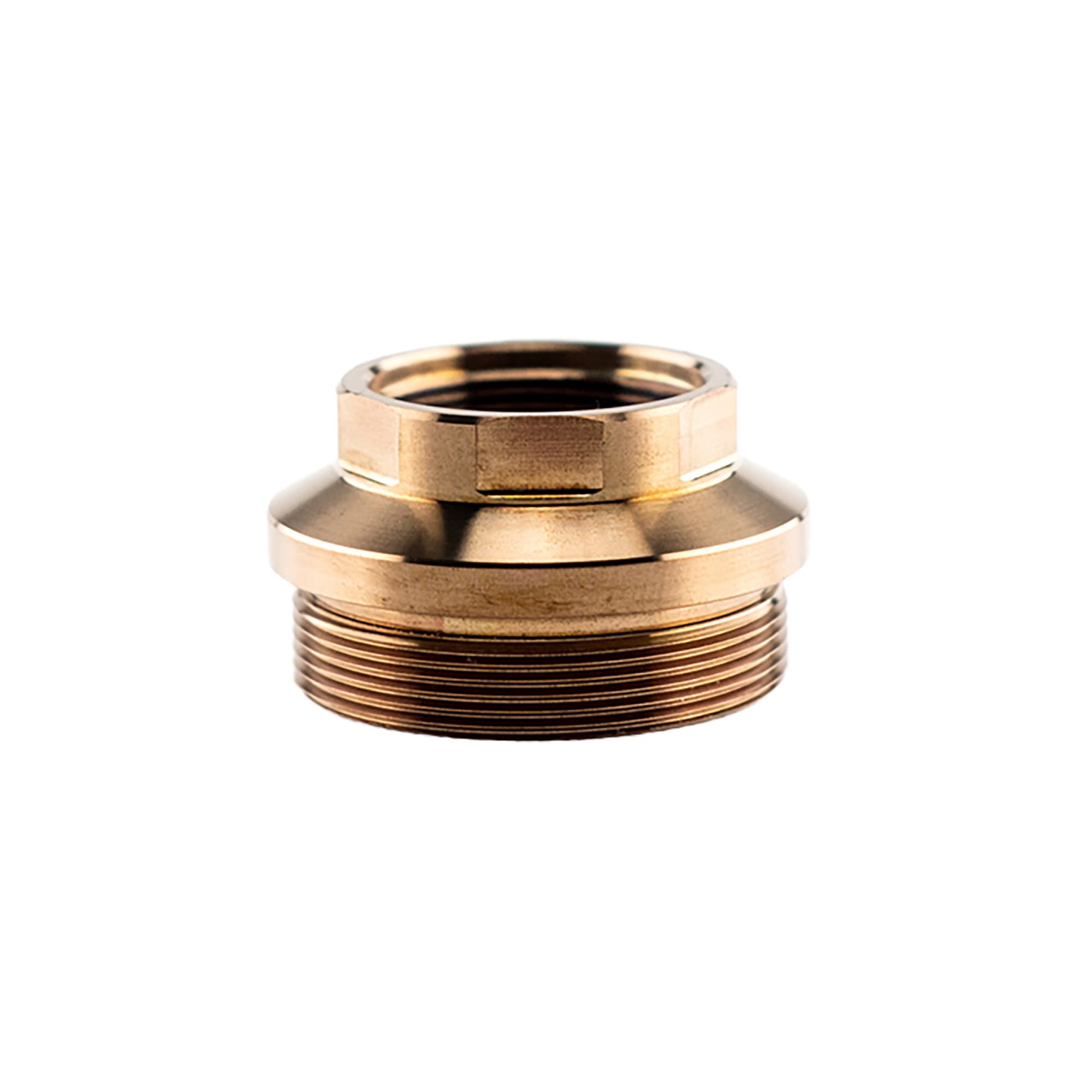 Rearden Atlas Mount 1.375-24 HT Gold Heat Treated Stainless Steel Compatible with Rearden Muzzle Devices Q Cherry Bomb Plan B Compatible