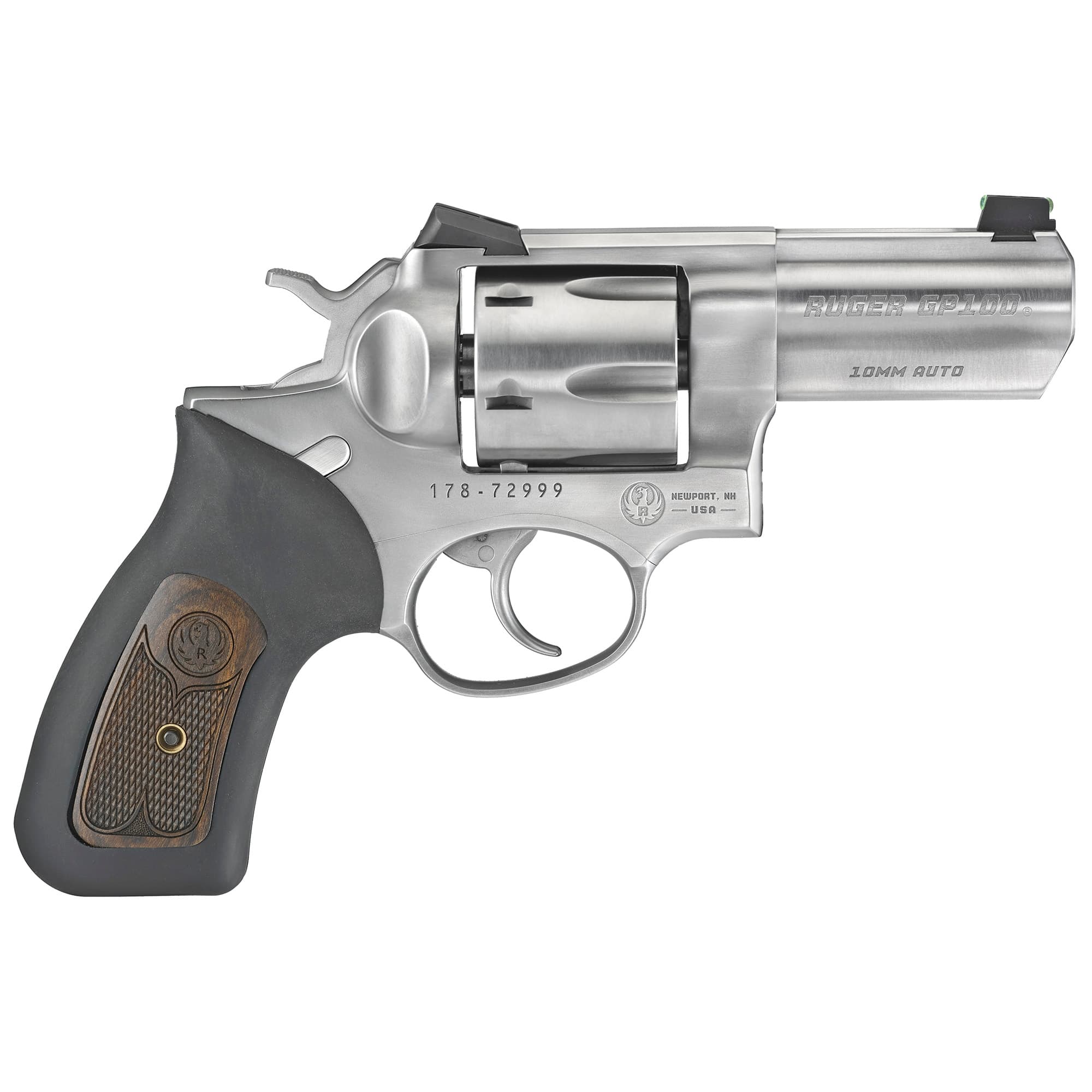 Ruger GP100 10mm 3 inch 6 Rounds Stainless Steel