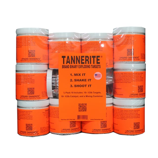 Tannerite 1/2 lb Brick - 10 pack of 1/2 lb Targets