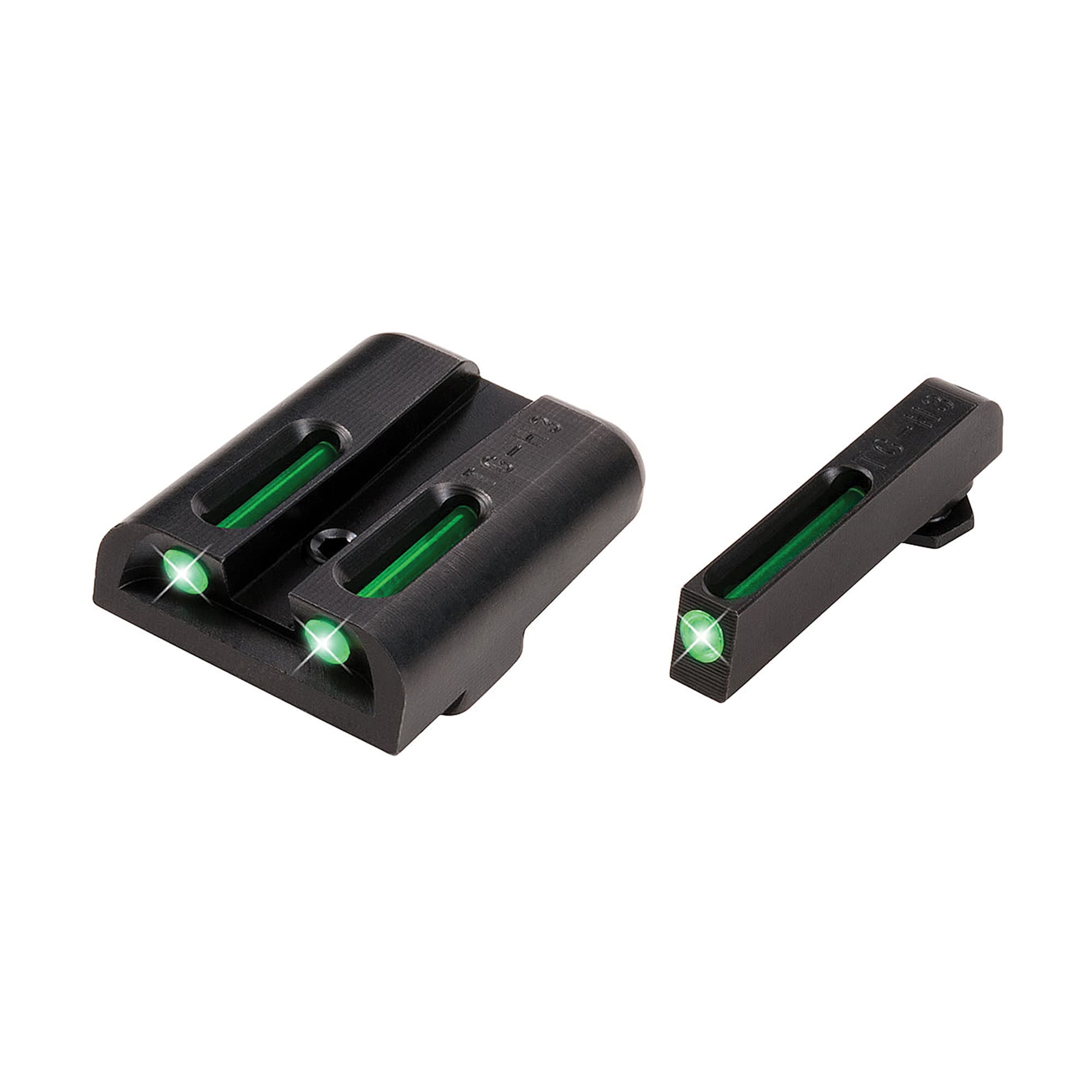Truglo Tfo Green Tritium Fiber Optic Front and Rear Sights Glock 20/21
