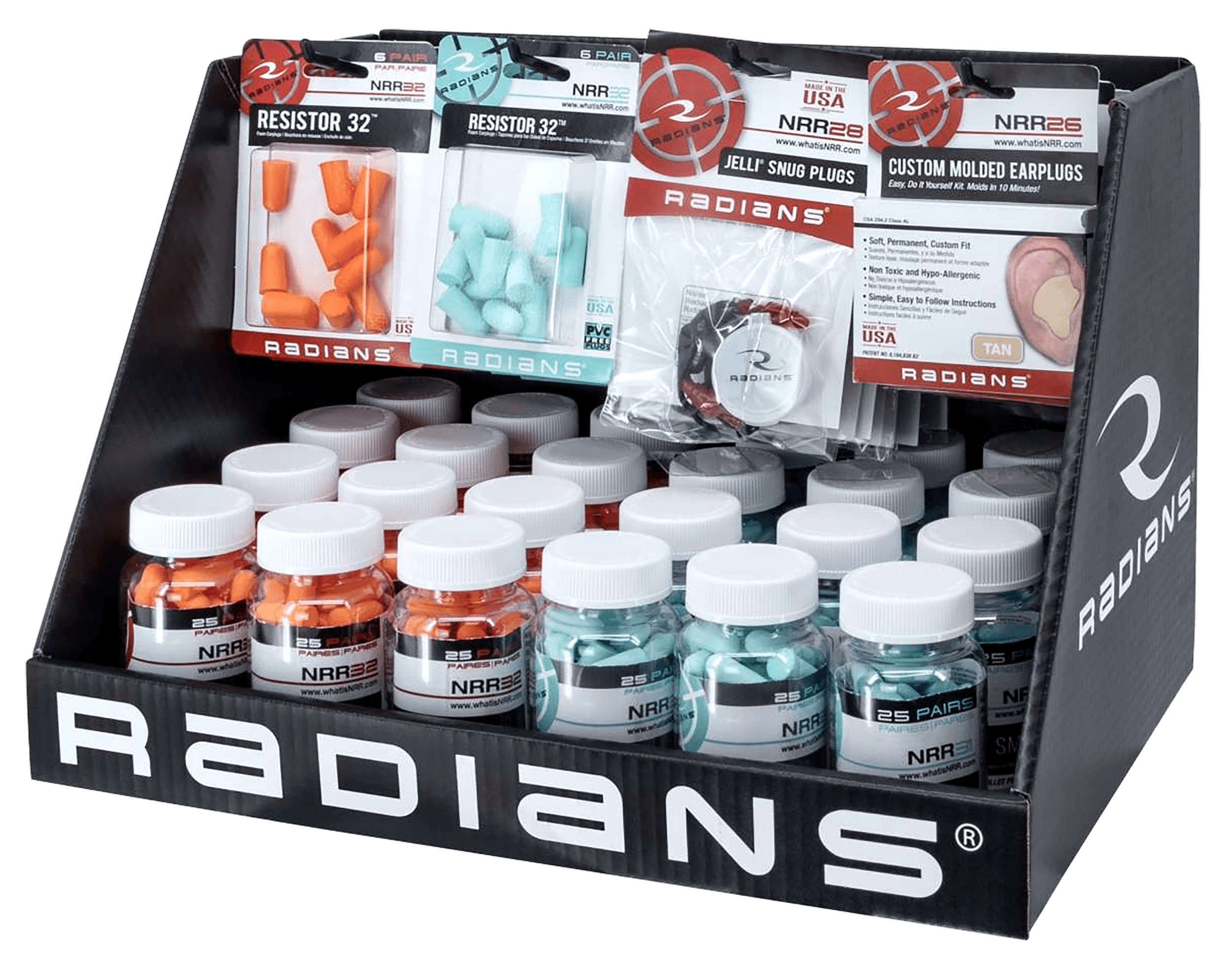 RAD CTD-FPASSORT1 COUNTER TOP EAR PLUG DISPLAY