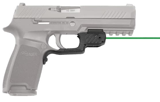 Crimson Trace 0177801 LG-420G Green Laserguard Black Sig Sauer P320/M17/M18