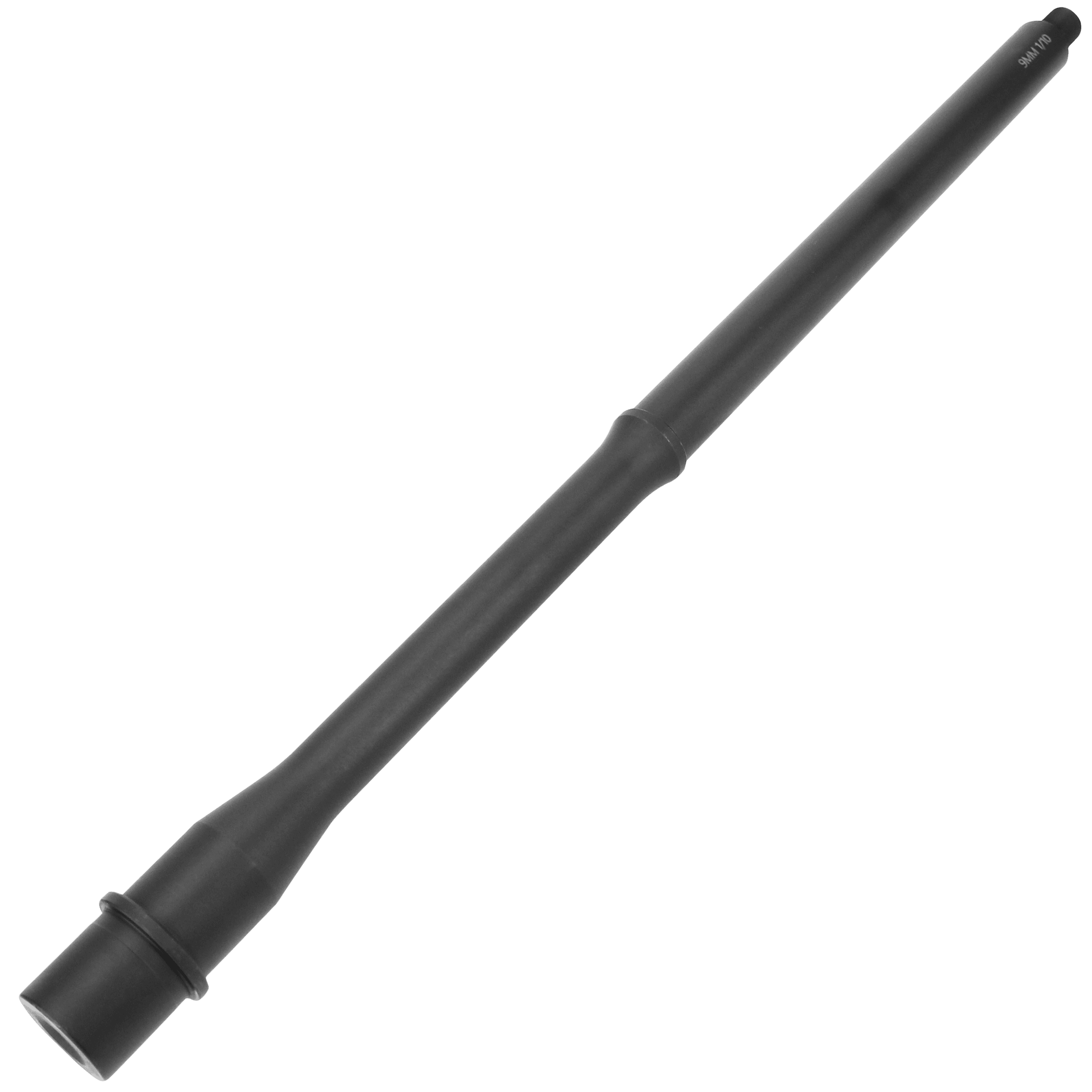 TacFire Bar9mm16bn Ar Barrel 16in 9mm Nato Nitride 1:10 Threaded for Ar-15