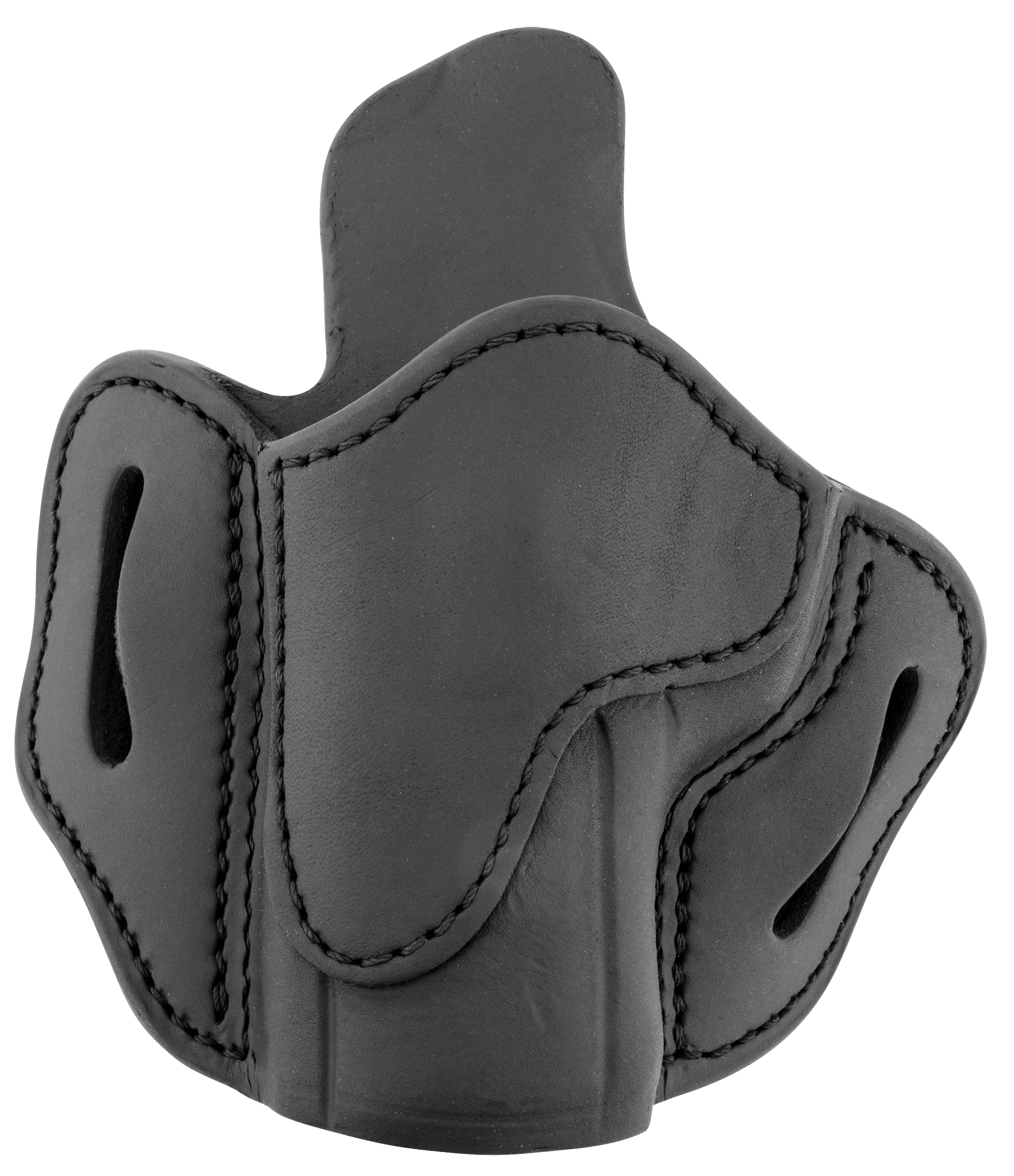 1791 Gunleather ORBH24SSBLL BH2.4S Optic Ready OWB Size 2.4S Stealth Black Leather Belt Slide Fits FN 509/HK VP9SK