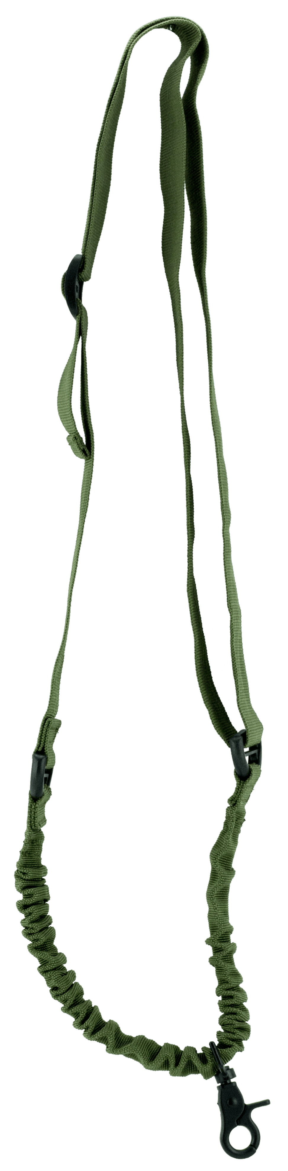Aim Sports AOPSG One Point made of Green Elastic with 25" OAL & Bungee Design for Rifles