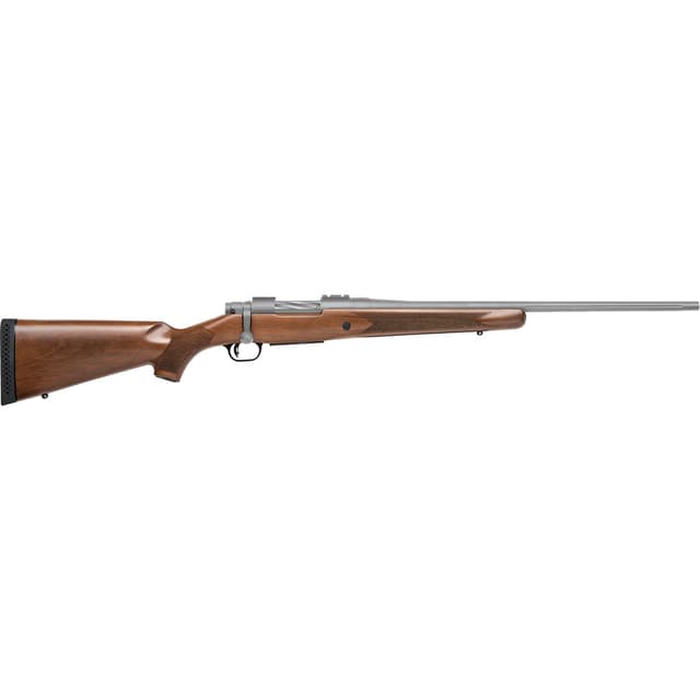 Mossberg Patriot Rifle 270 Winchester 22 Inch Cerakote Stainless Walnut