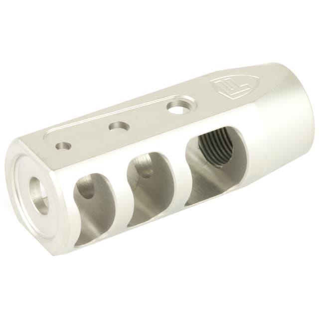 Fortis Manufacturing Red Sts Silver Muzzle Brake 556 Nato