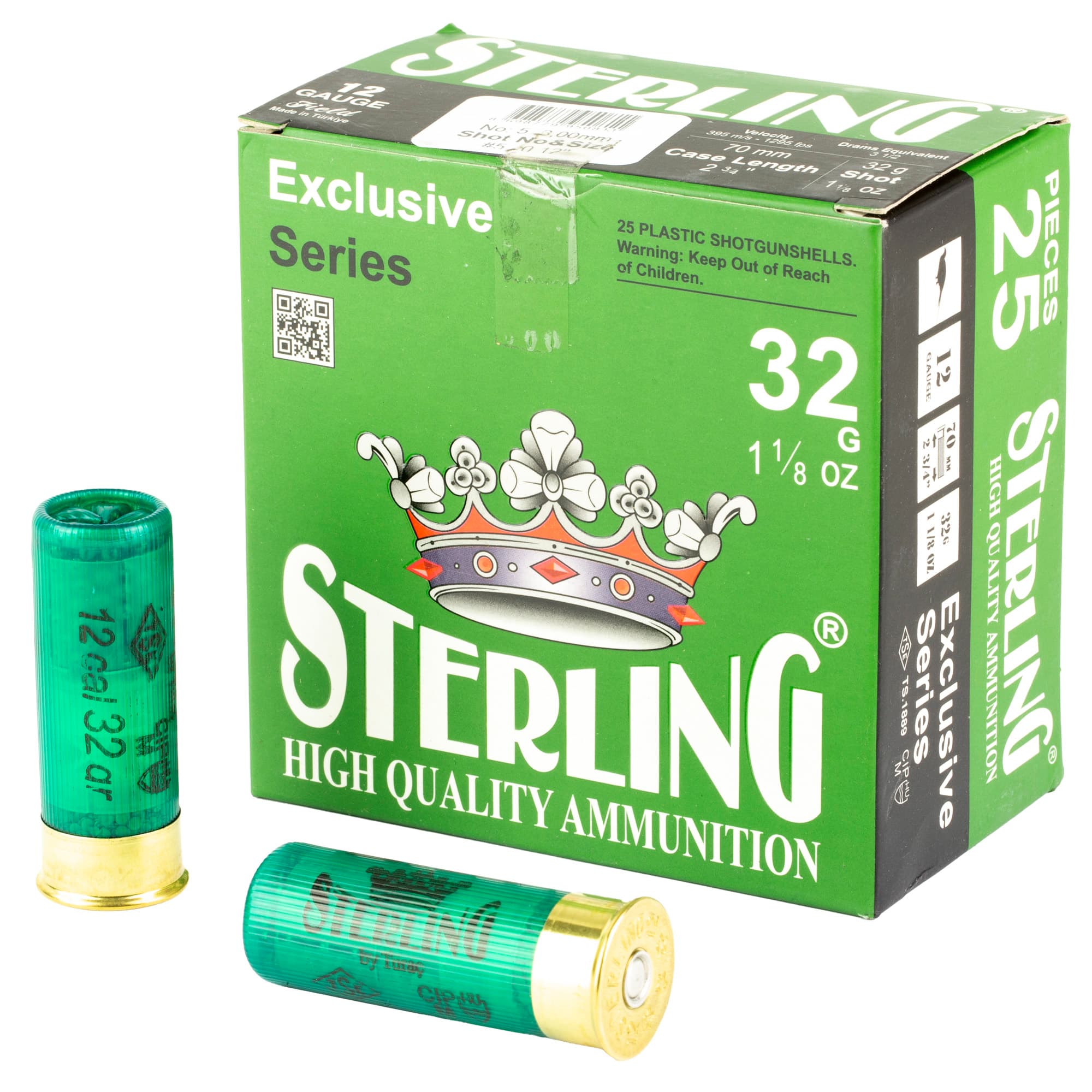 STERLING EXCLSV 12GA 2.75" #5 25 Rounds - 8698779950811