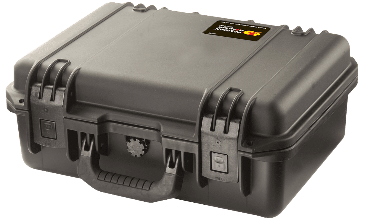 Pelican IM2200X0001 Storm Case Black HPX Resin Holds Handgun