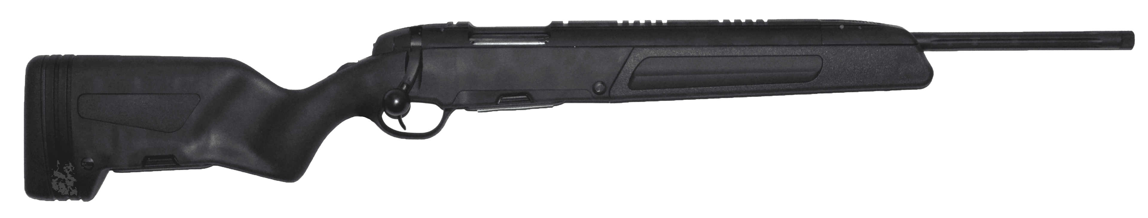 Steyr Arms 262863BO Scout 243 Win 5+1 19" Fluted Barrel, Black, Synthetic Stock, Integrated Base