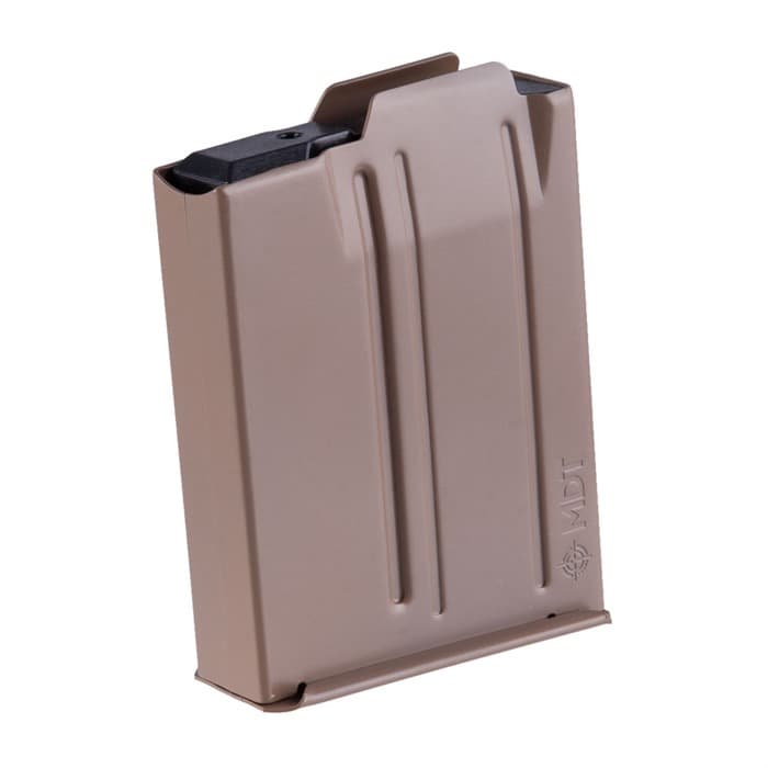 MDT .308 Winchester Short Action Magazine 10 Round Steel Flat Dark Earth Finish