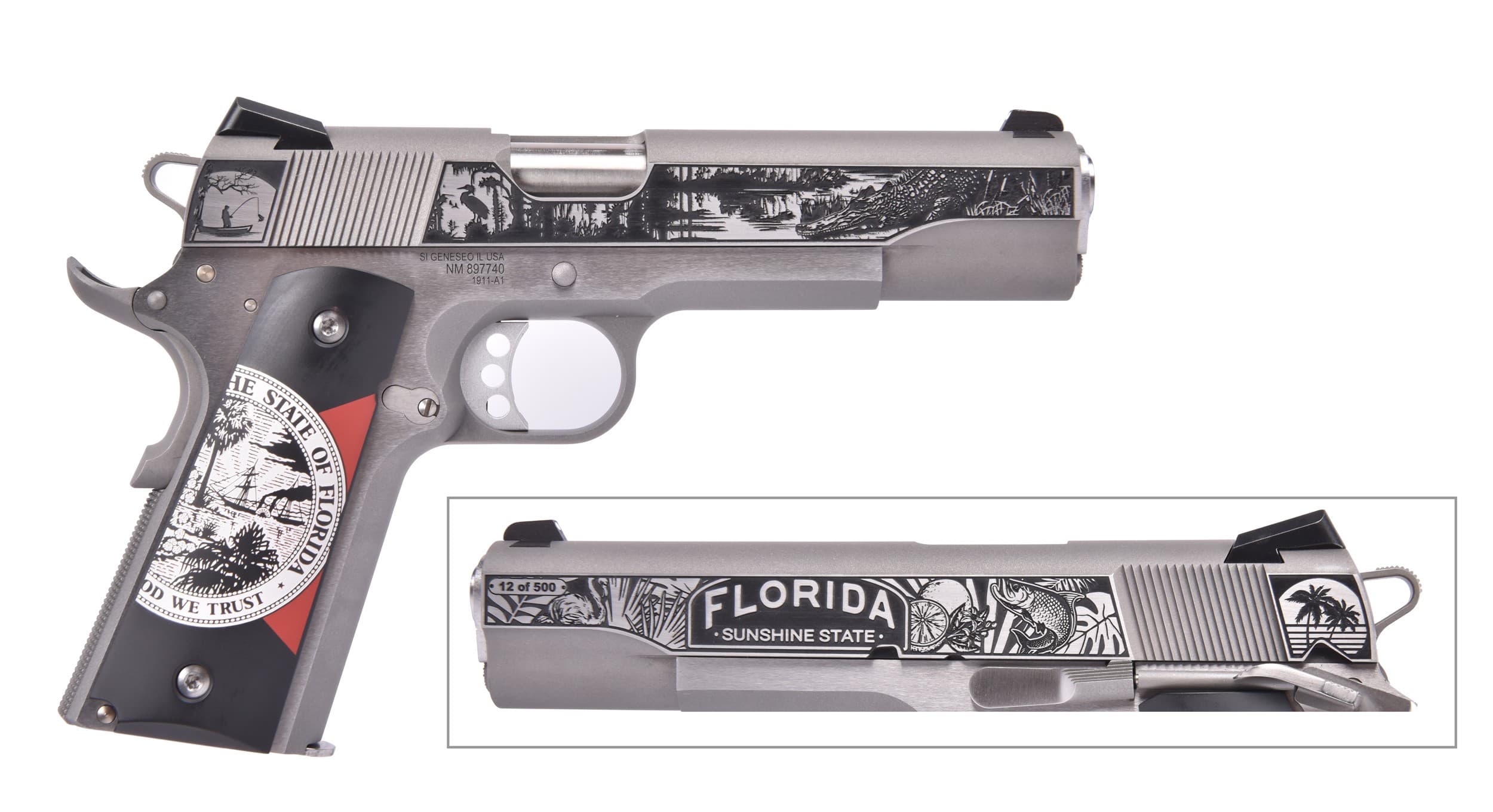 Springfield Armory Garrison 1911 45 ACP 5 inch 7 Rounds Stainless Steel Wood Grips