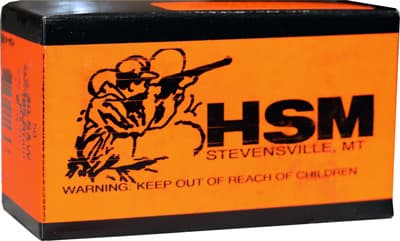 HSM Subsonic 40 S W Plated Round Nose Flat Point 180 Grain 50 Rounds