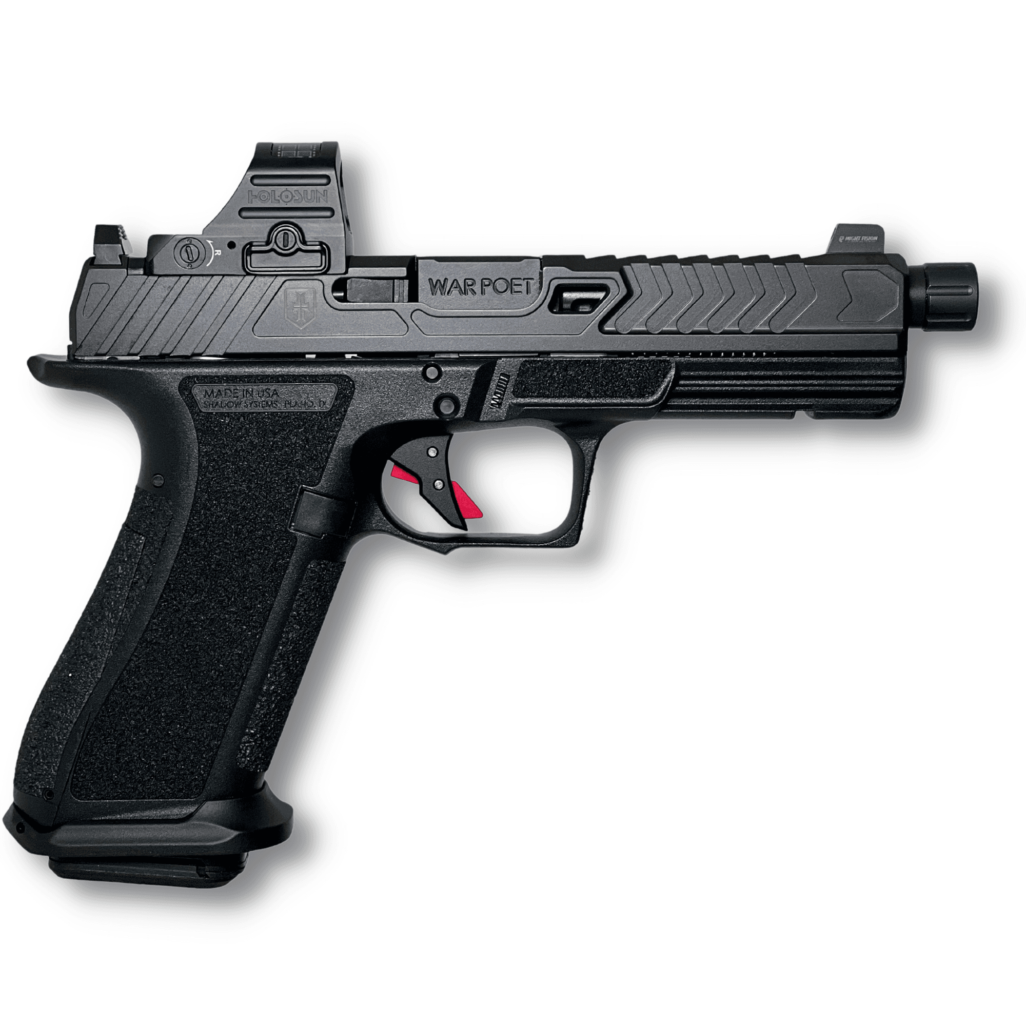 Shadow Systems DR920 War Poet 9mm 5 inch 10 Rounds Threaded Barrel Holosun 507c