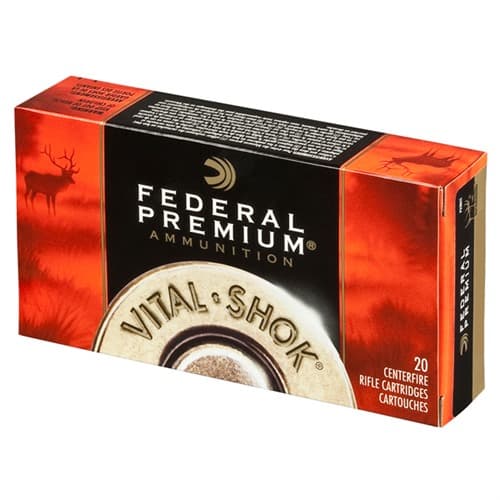 Federal Vital Shok 25-06 Remington Trophy Bonded Tip 115 Grain 20 Rounds