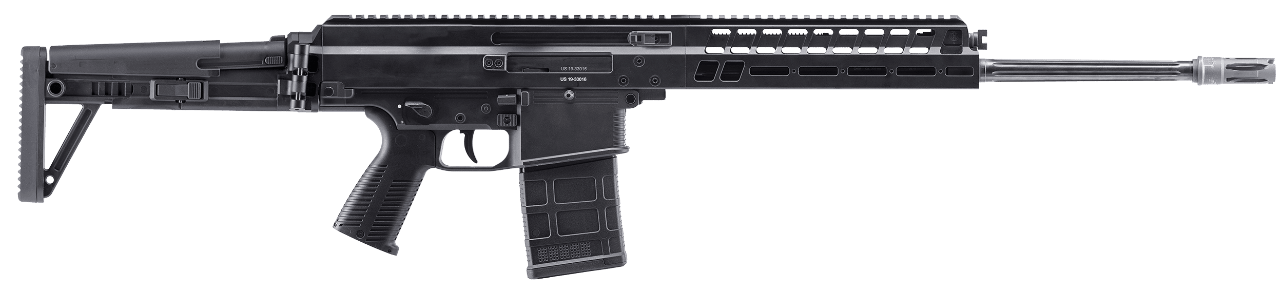 B&T ApC308 DMR 308 Winchester 18.9in 25rd Black Finish MBT Folding Stock