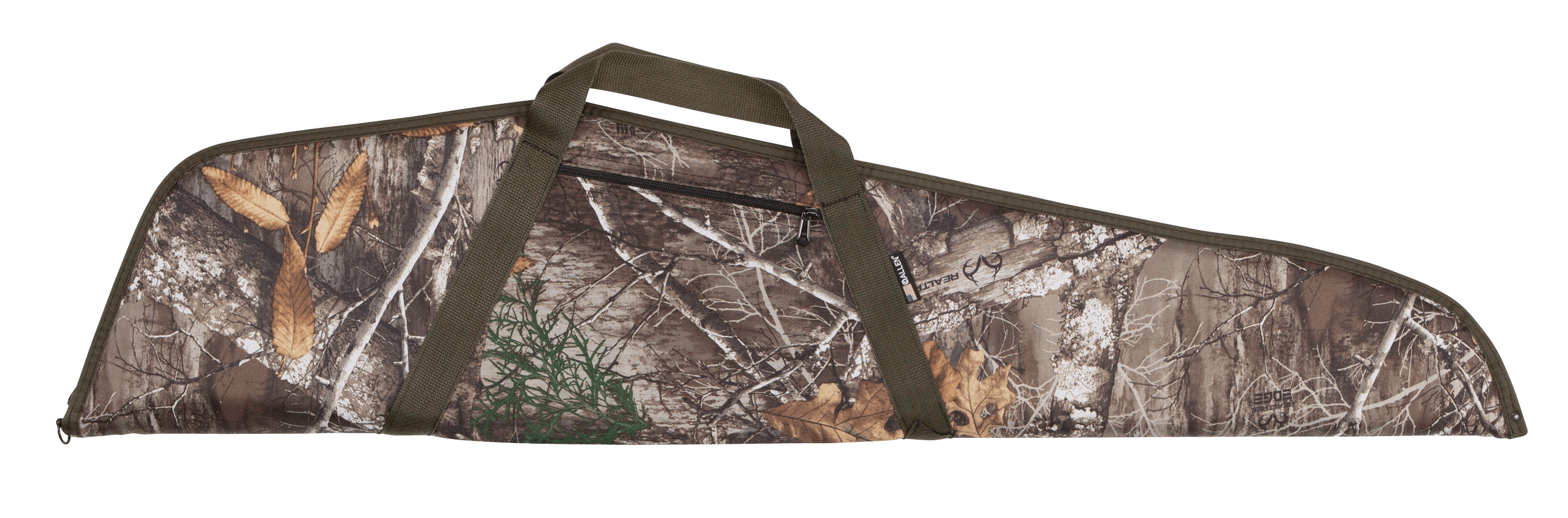 Allen 62946 Emerald Rifle Case 46" Realtree Edge Endura w/Olive Trim, Foam Padding, Lockable Zippers & Non-Absorbent Lining