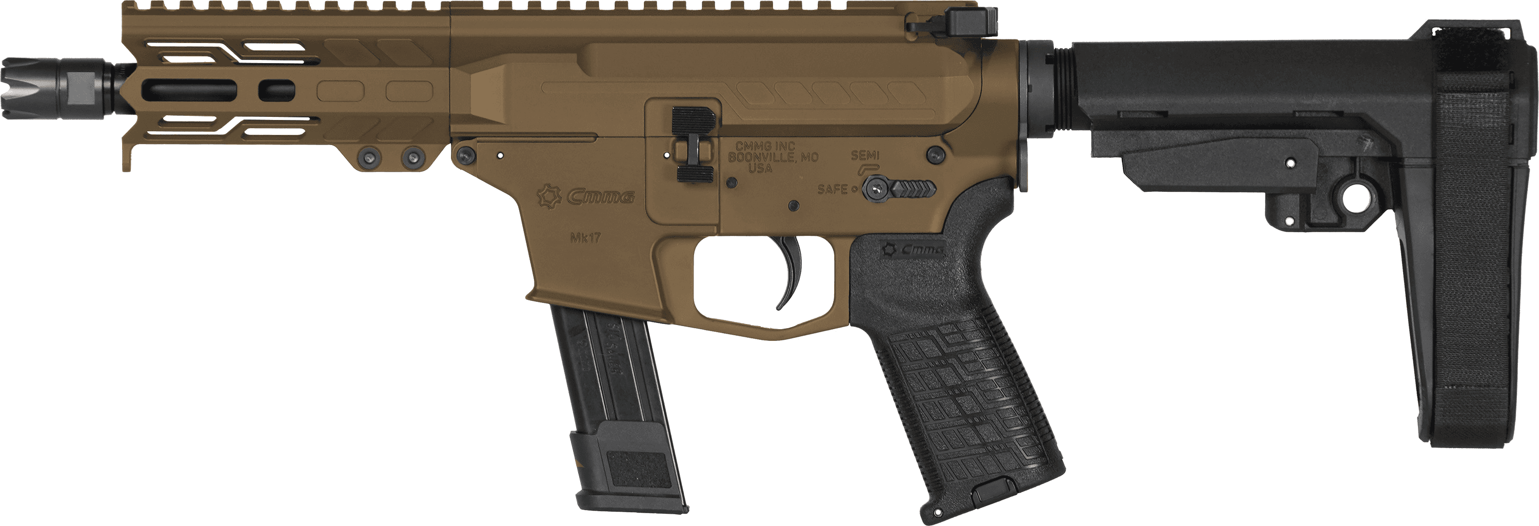 CMMG Banshee MK17 9mm Luger 5" Barrel 21rd Midnight Bronze