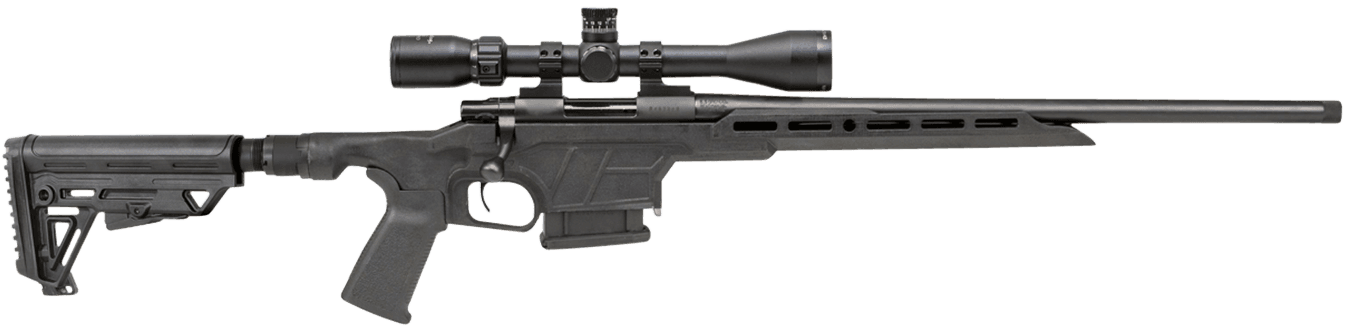 Howa HMXL762KAC M1500 Mini Excel Lite 7.62x39mm 20" TB 5+1, Kryptek Altitude HTI Excl Lite Chassis, Black Folding Stock