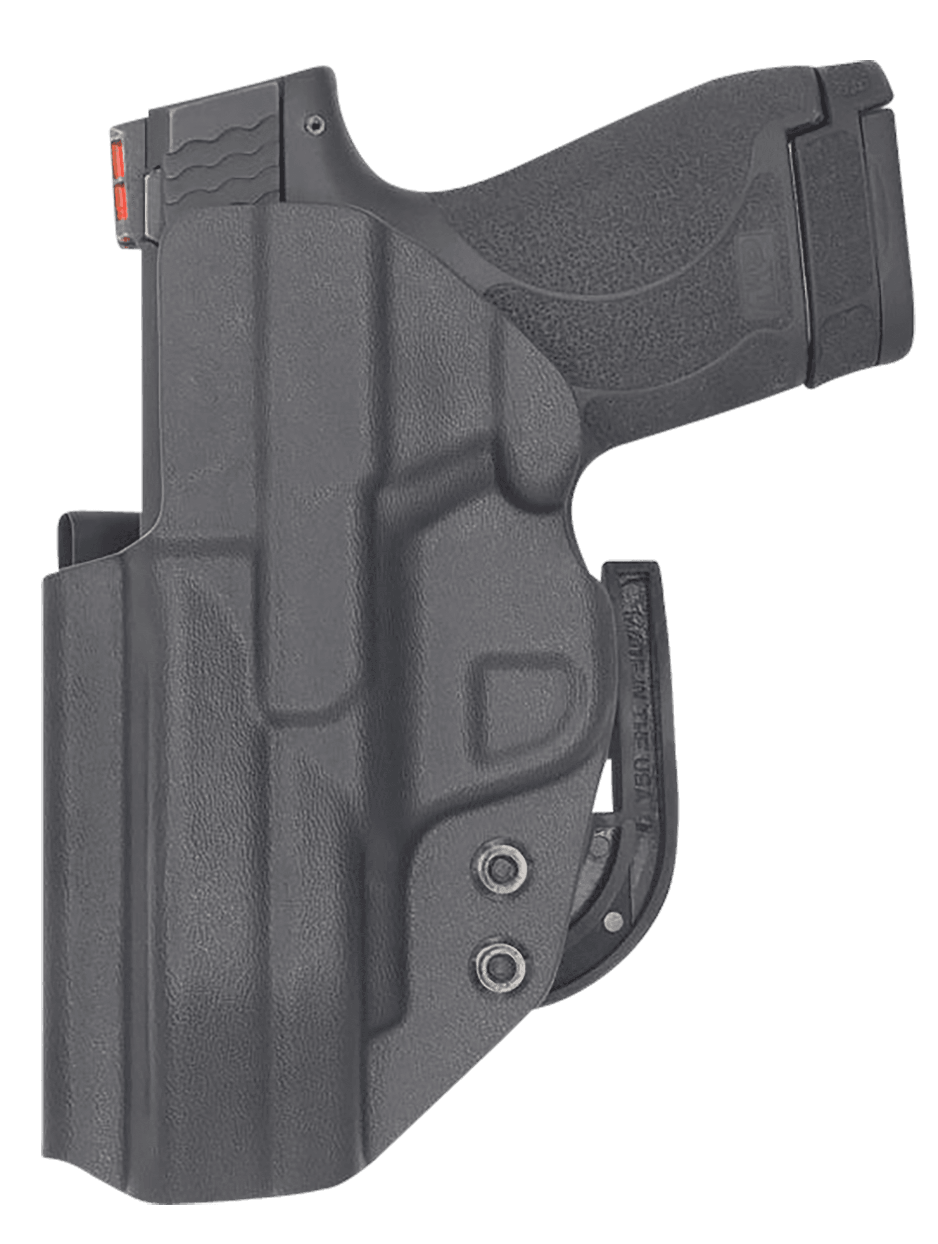 C&G Holsters 0526100 Covert IWB Black Kydex Belt Clip Fits S&W Shield 9/40