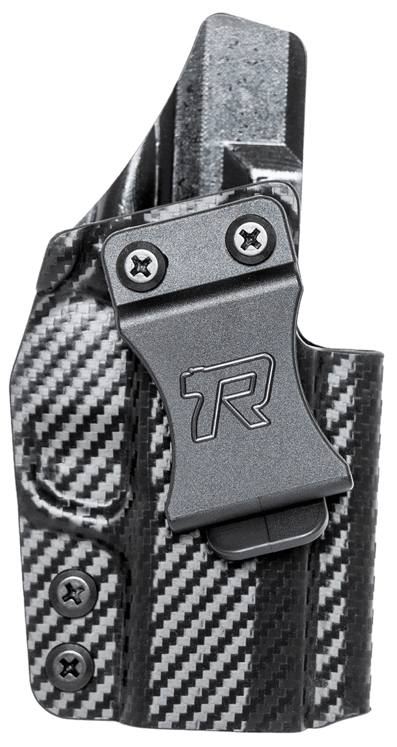 Rounded Gear TRS111G2CFRHVAR Kydex IWB Black Kydex Fits Taurus G2 Belt Clip Right Hand