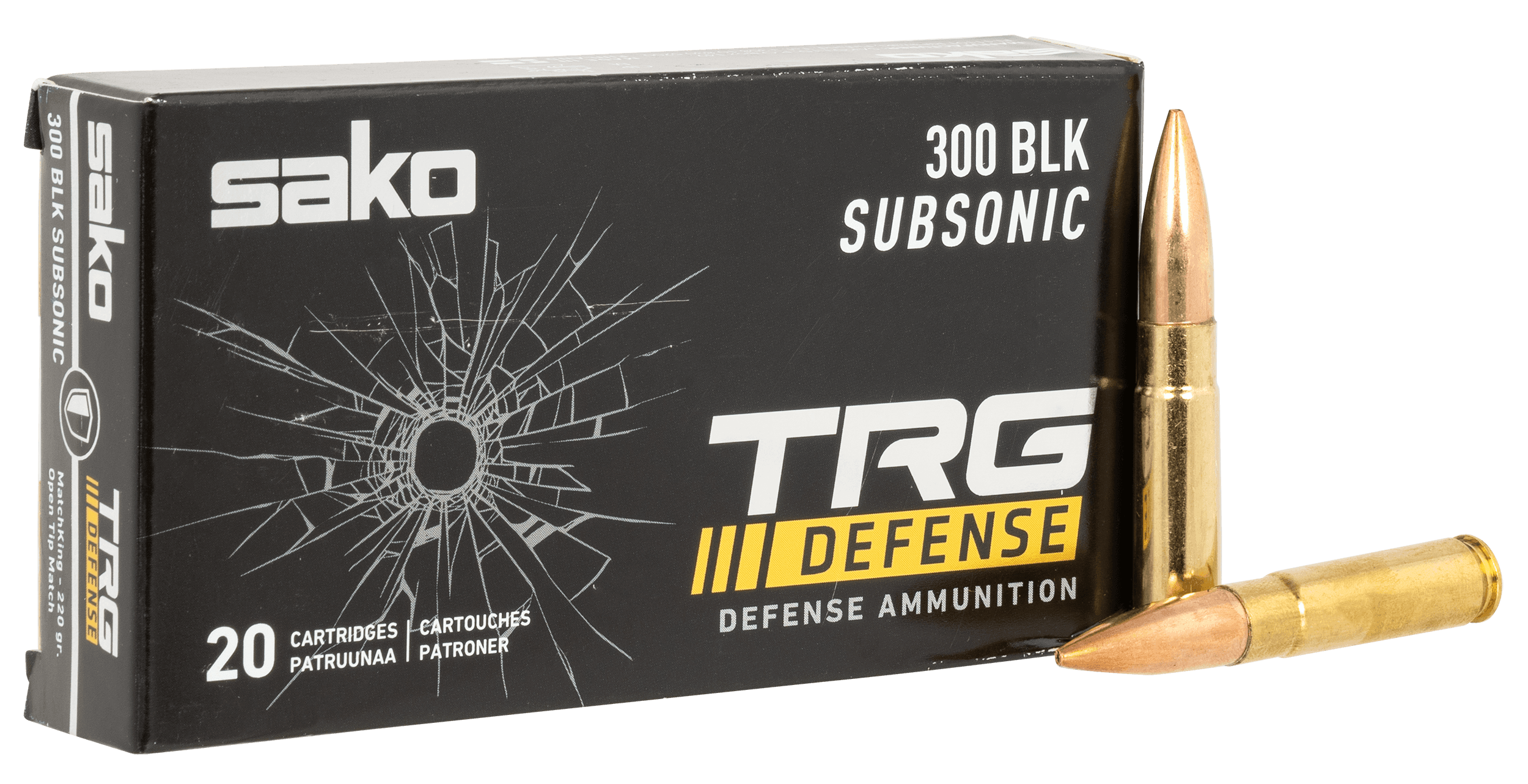 SAKO (TIKKA) JASTRG300BLK220B MatchKing 300Blackout 220gr 20 Rounds