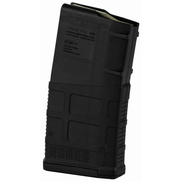 Magpul MAG291BLK PMAG GEN M3 20rd 308 Win/7.62x51mm NATO Fits AR-10/M110/SR25 Black Polymer