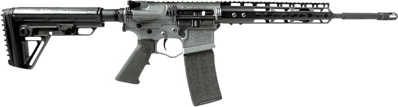 American Tactical Inc. Omni Hybrid Maxx 5.56x45 NATO, 16in. Barrel, 30rd, 10" MLOK Handguard, A2 Grip & TF Alpha Stock - Black (NPN: ATIGOMX556MP3PSG)