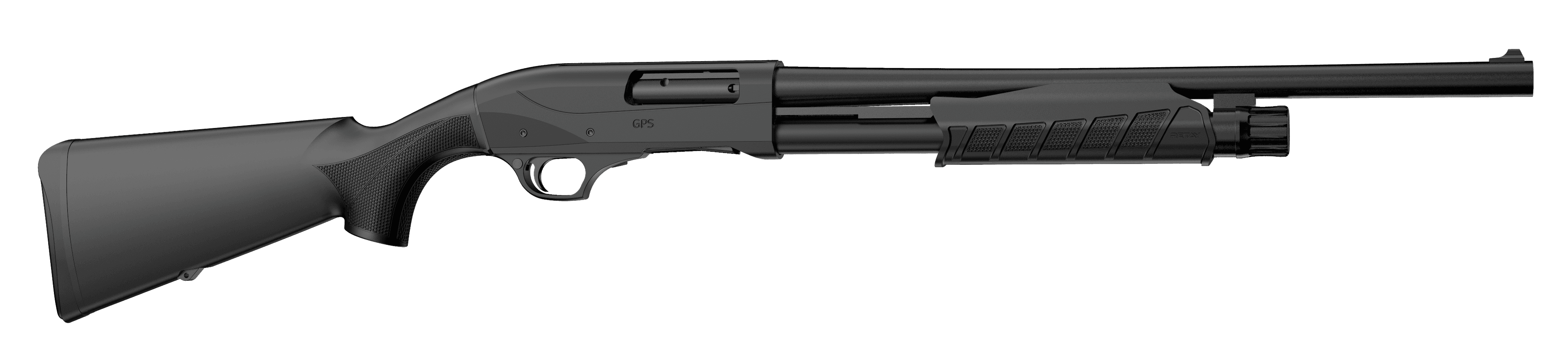 RETAY USA GPS Tactical 12GA, 18.5in. Barrel, 5rd, Synth. Stock & Forend - Black (GPSTAC18)