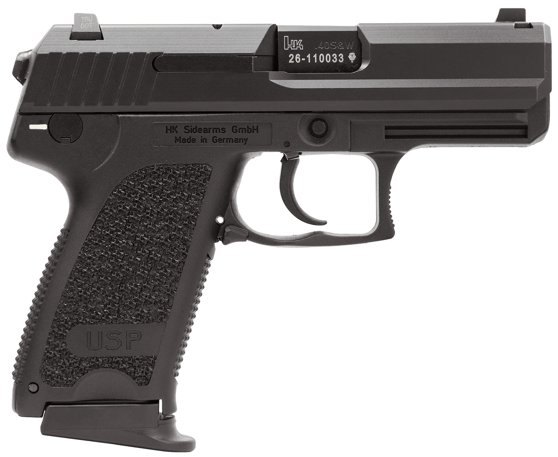 Heckler & Koch USP Compact V7 LEM 40 S&W 3.58in 12+1 Rounds Black Finish