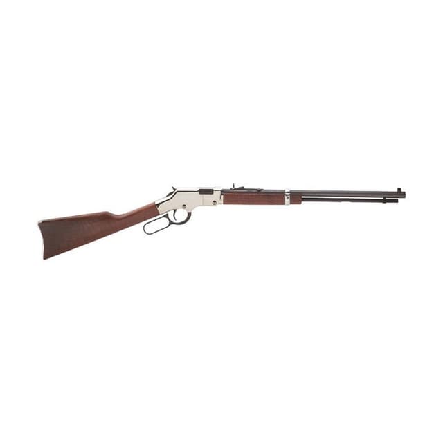Henry Golden Boy Silver .22 Long Rifle 20 Inch 21 Rounds Nickel Plated Walnut
