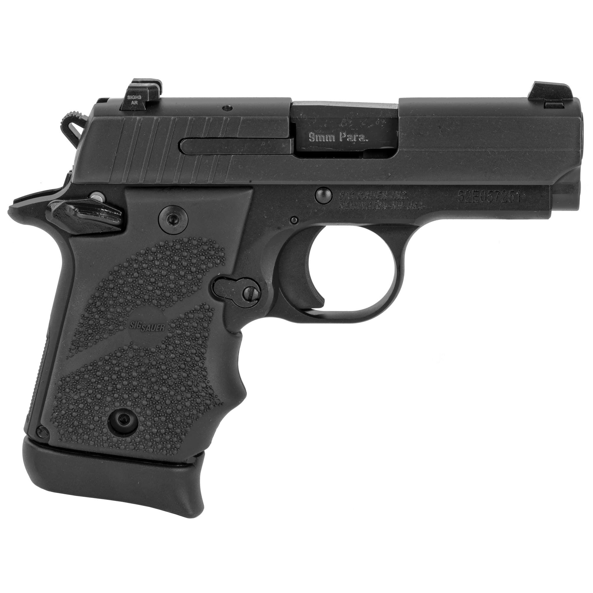 Sig Sauer P938 Micro-Compact 9mm 3in 7 Rounds MA Compliant Night Sights