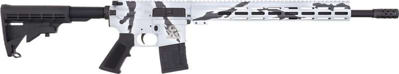 Great Lake Firearms GLFA AR15 Rifle .223 Wylde 16" Heavy Barrel 30 Rounds Pursuit Snow Camo