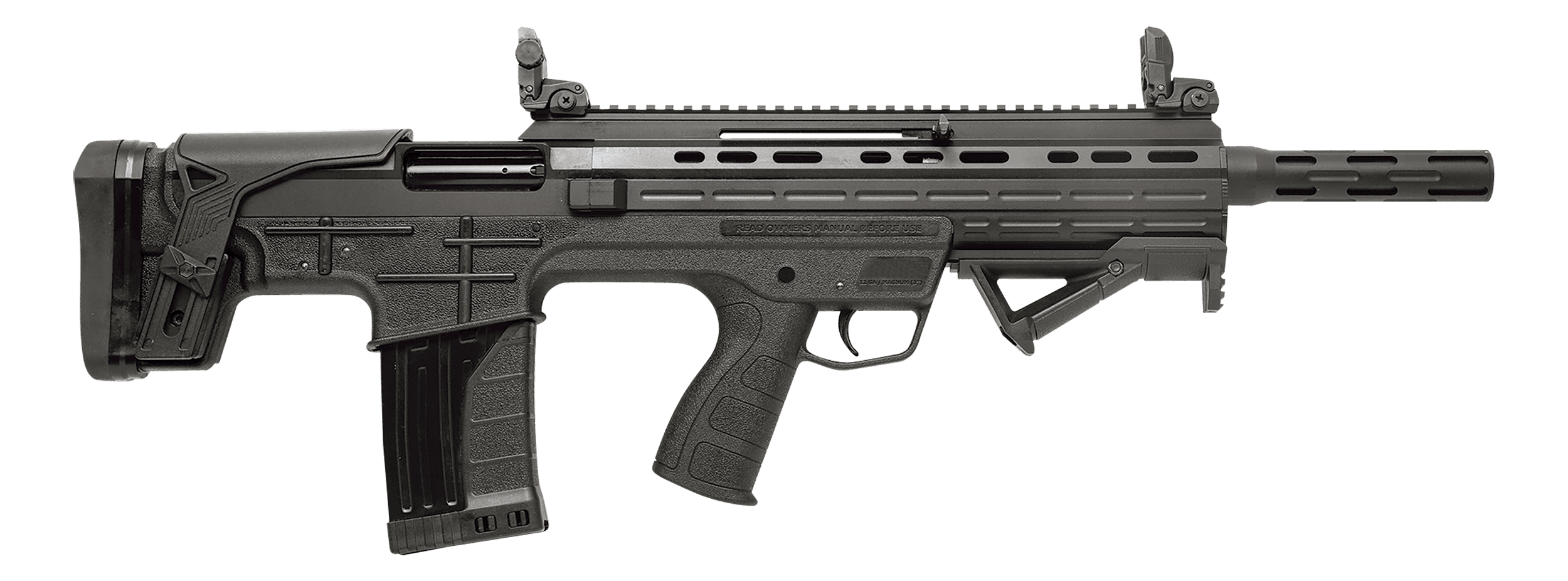 Garaysar Fear-105 Bullpup Semi-Auto Shotgun - Black | 12ga | 20" Barrel | Aluminum Handguard